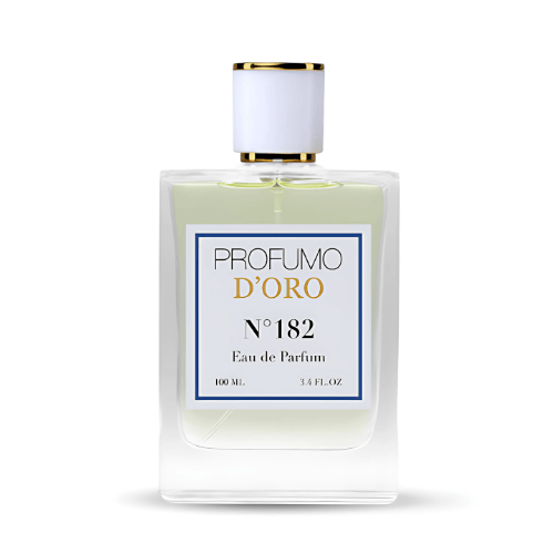 Profumo D’oro N°182 – stilvolles Damen Eau de Parfum im edlen Flakon, fotografiert für die Hauptansicht des Produkts